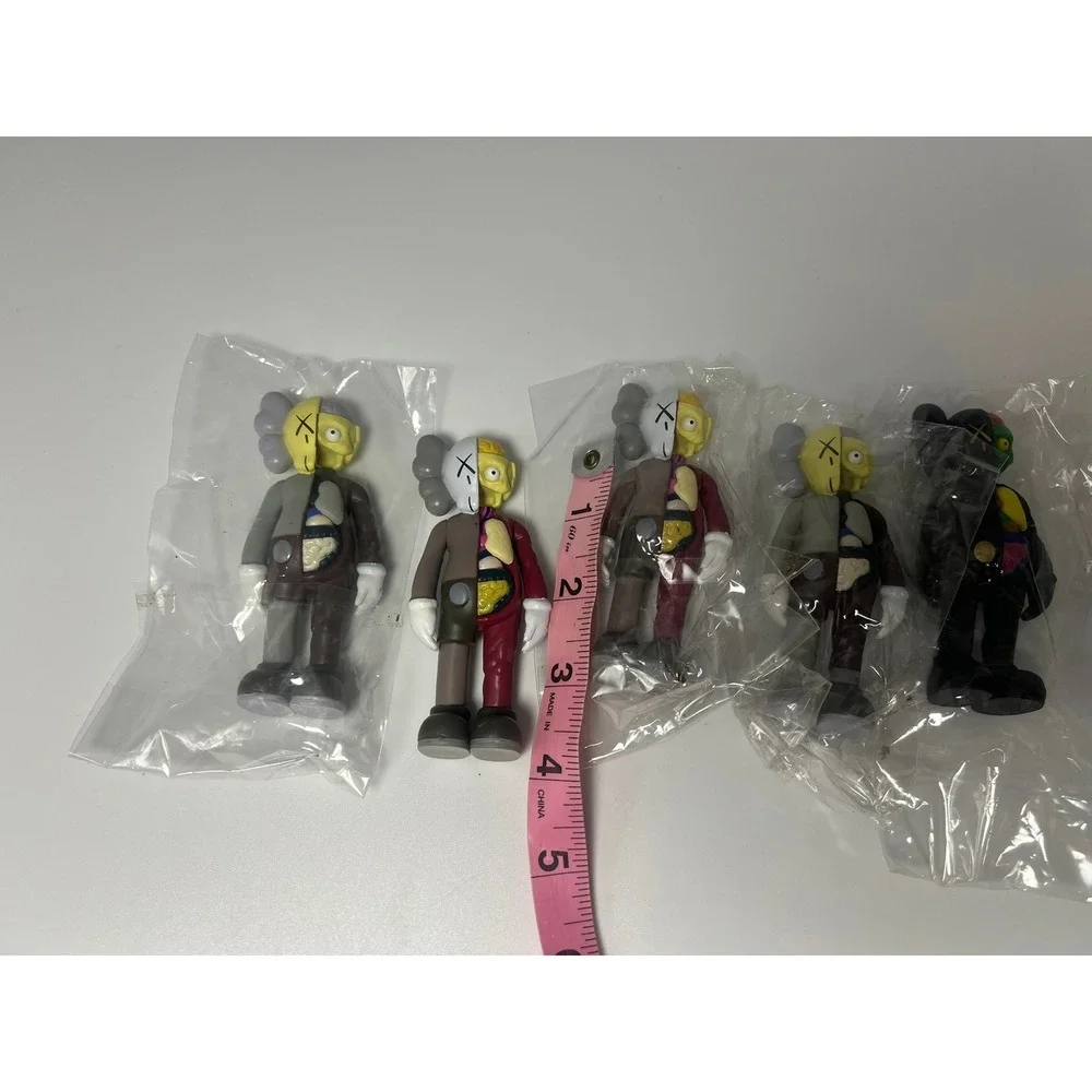 KAWS Style The Kimpsons Vinyl Figures Set of 5 Dissected Art Toys 4 Inch